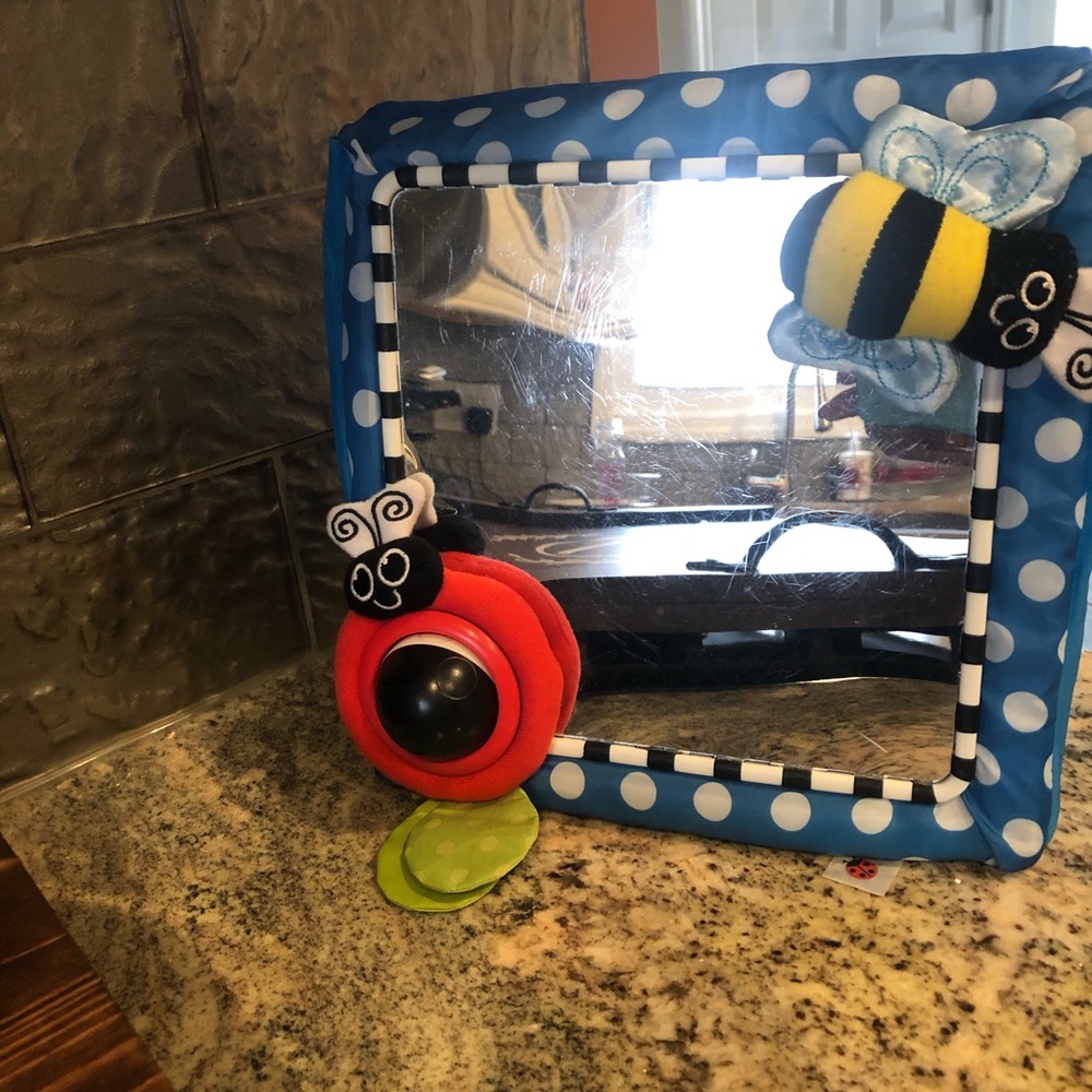 Sassy tummy time floor mirror